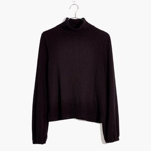 Madewell Bubble Sleeve Swing Turtleneck